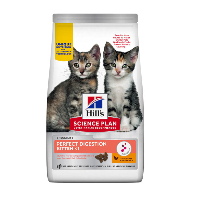 Hill’s Science Plan Perfect Digestion Kitten Pienso para gatos, , large image number null