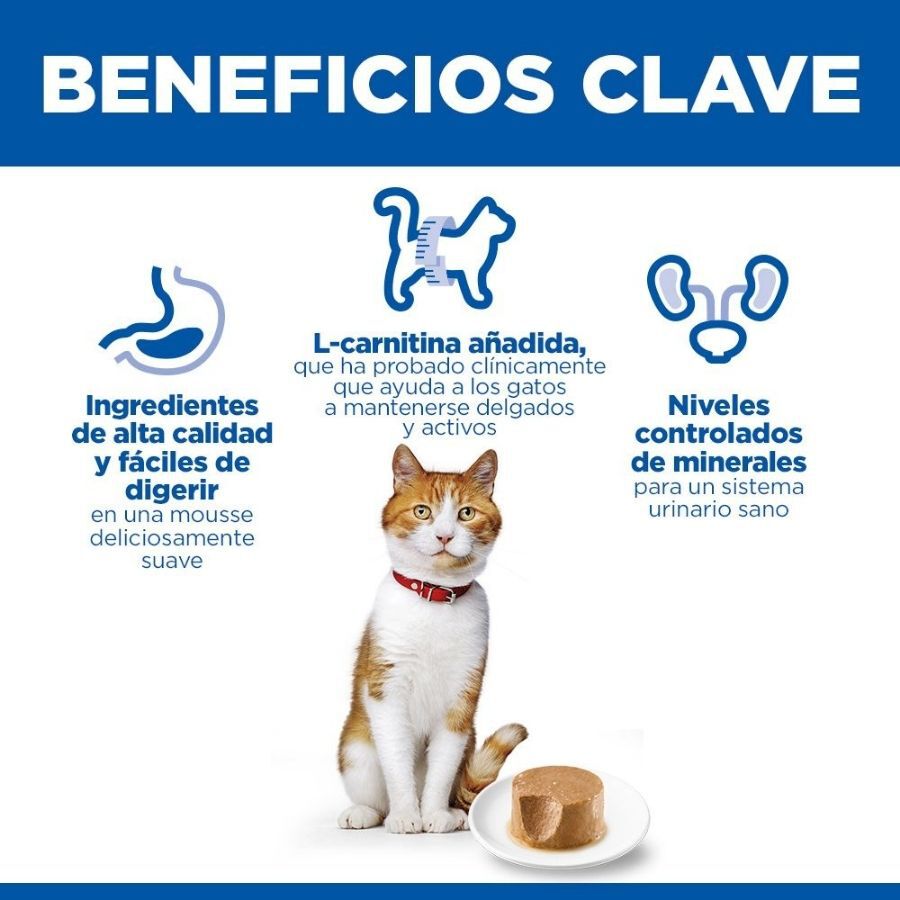 85 g Hill's Science Plan Adult Sterilised Mousse de pollo lata para gatos, , large Imagen numero 4