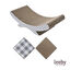 Leeby Remy Rocker rascador de cartón horizontal con estampado vichy para gatos, , large indicador imagen numero 5