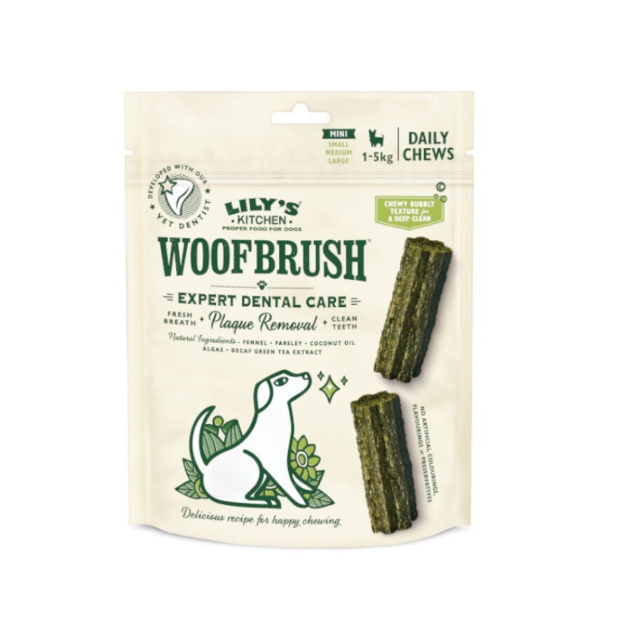 Lily&#039;s Kitchen Snack Dentales Woofbrush Mini para perros