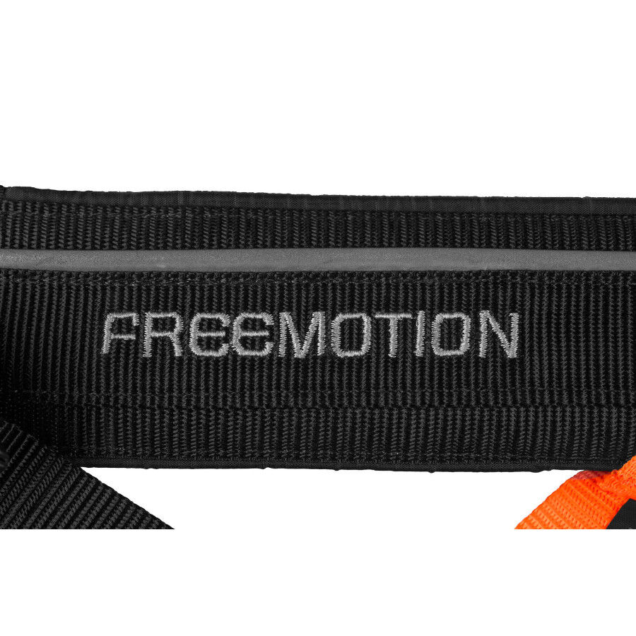 Non-stop dogwear Freemotion Arnés Negro y Naranja para perros thumbnail