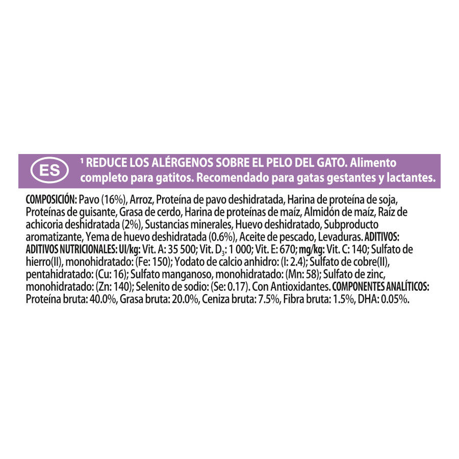 Pro Plan Live Clear Kitten menos de 1 año Pavo pienso para gatitos thumbnail