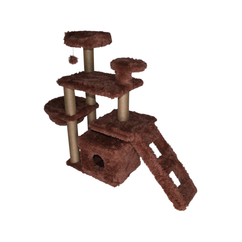 Catshion Maui Árbol Rascador con Cueva Canela para gatos,  Imagen numero 1 Catshion Maui Árbol Rascador con Cueva Canela para gatos, , large Imagen numero 1