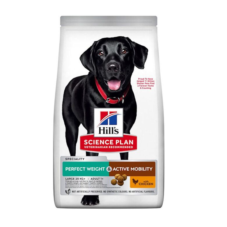 Hill&#039;s Science Plan Perfect weight y Active Mobility pollo pienso para perros grandes thumbnail
