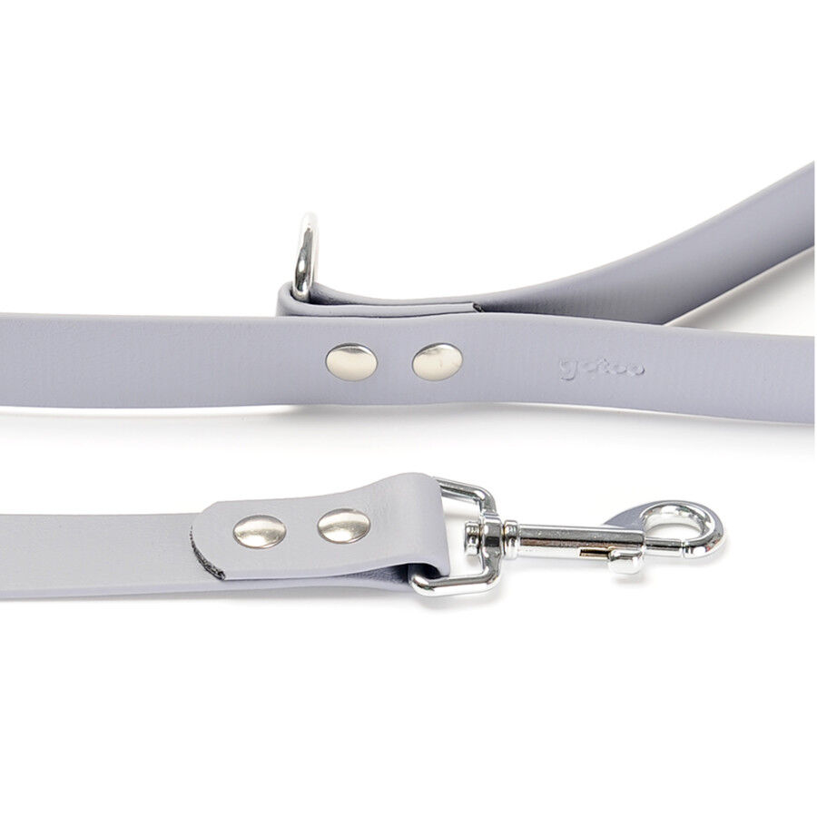 Gotoo Correa Biothane gris para perros, , large Imagen numero 8