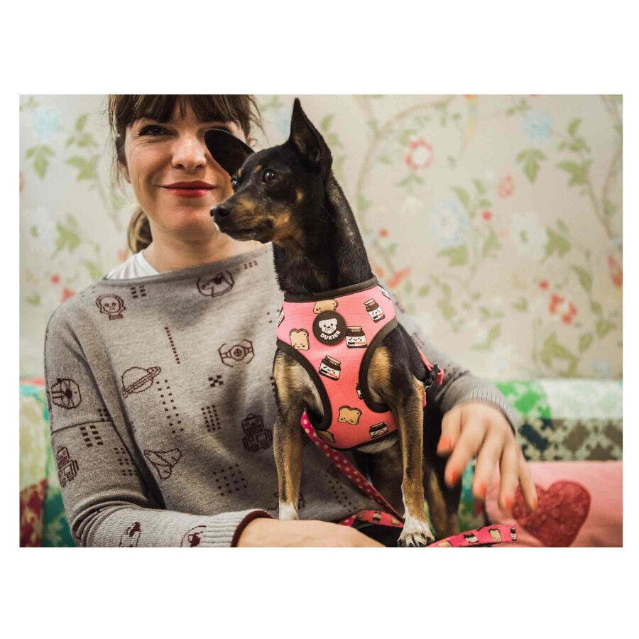 Dukier Dogtella Arn&eacute;s Reversible Estampado Nutella para perros, , large Imagen numero 2