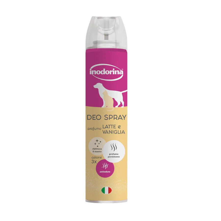 Inodorina Deo Spray Desodorante Leche y Vainilla para perros, , large Imagen numero 1