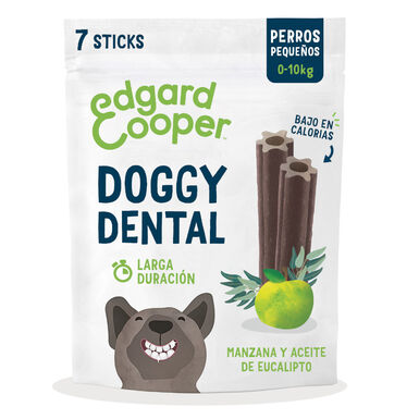 Edgard & Cooper Small Snacks Dentales Manzana y Eucalipto para perros