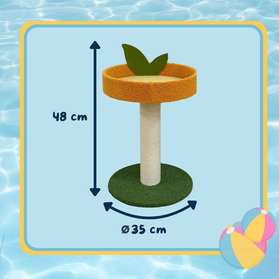 Summer Vibes Rascador  Fruta Naranja para gatos, , large Imagen numero 4