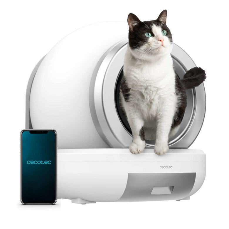 Cecotec Pumba 7000 Cleankitty Compact Arenero Autolimpiable para gatos,  Imagen numero 2 Cecotec Pumba 7000 Cleankitty Compact Arenero Autolimpiable para gatos, , large Imagen numero 2