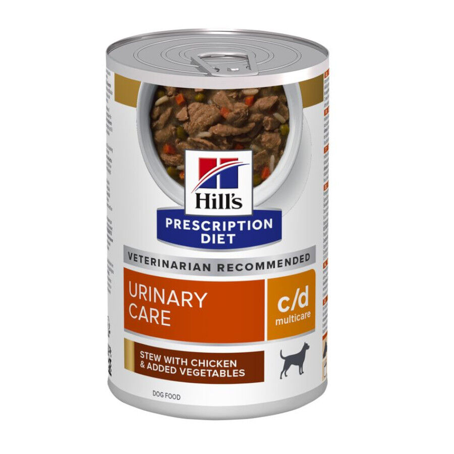 Hill&#039;s Prescription Diet Urinary Care c/d Estofado de Pollo y Verduras lata para perros