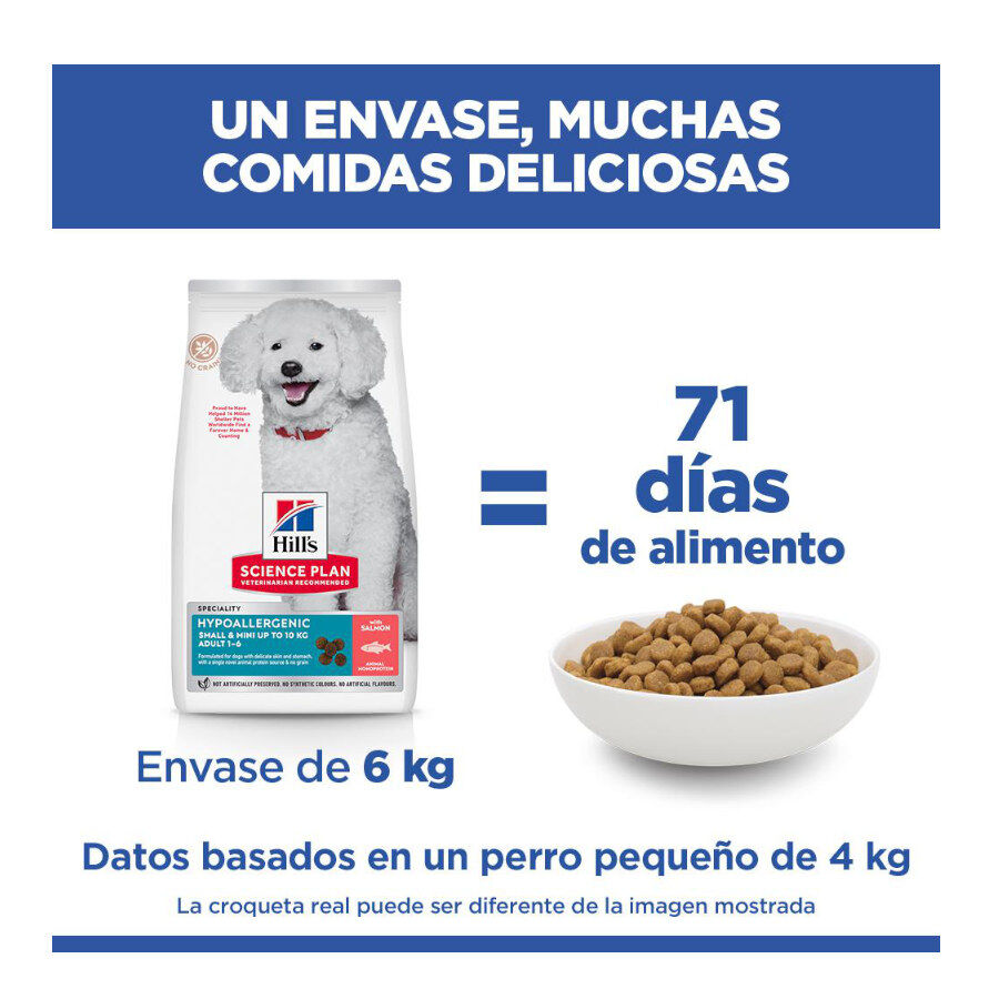 Hill&#039;s Science Plan Hipoalergénico Small y Mini Salmón pienso para perros thumbnail