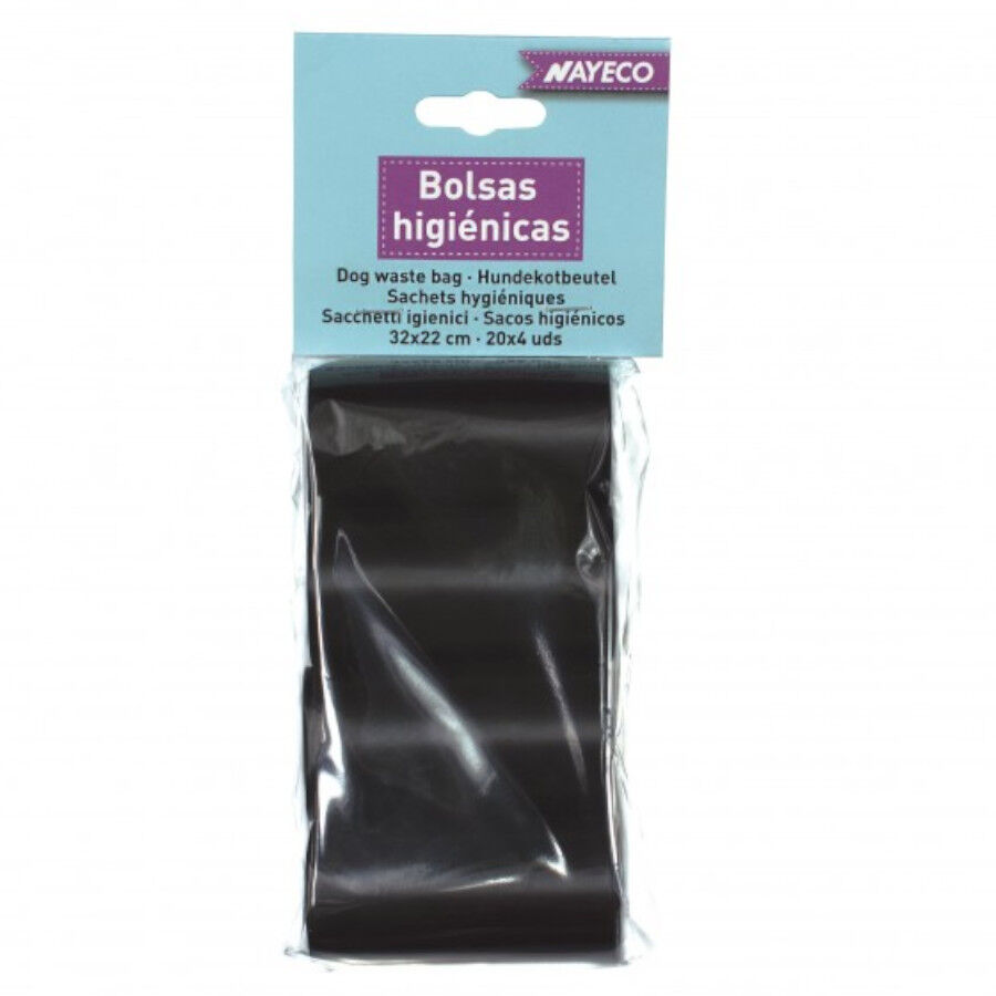 Nayeco Bolsas Higiénicas Negras para heces de perros