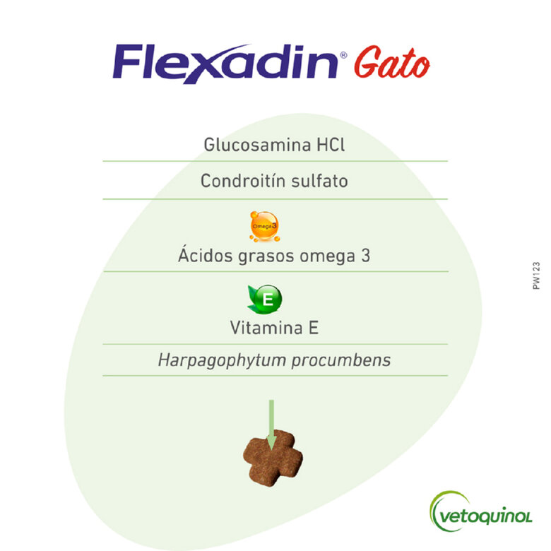 Vetoquinol Flexadin Adult Condroprotector para gatos, , large image number null