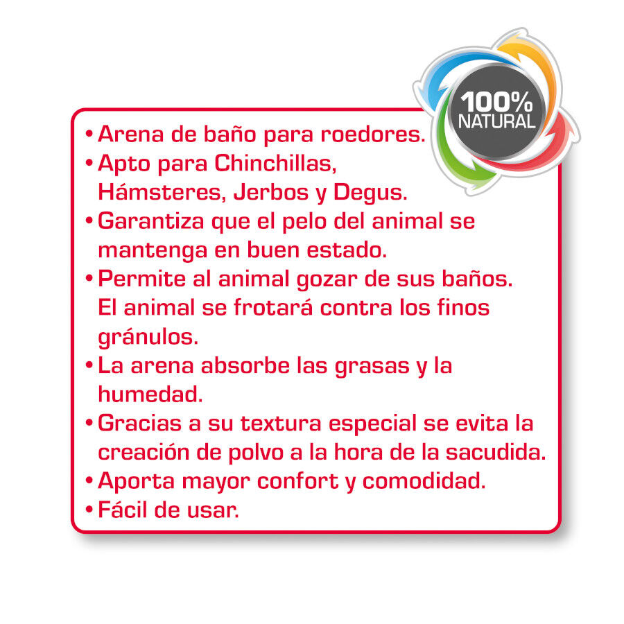 Beaphar Care+ Arena de Ba&ntilde;o para chinchillas, , large Imagen numero 3