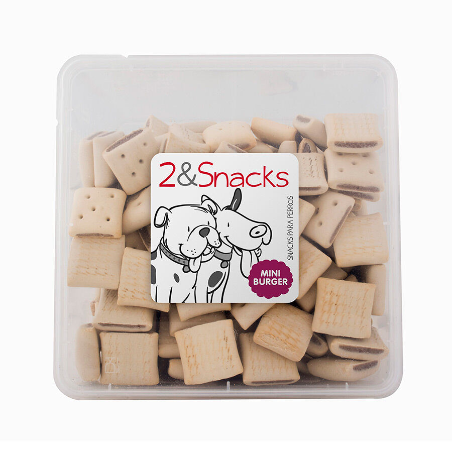 500 g 2&Snacks Bocaditos Mini Burger para perros, , large Imagen numero 2
