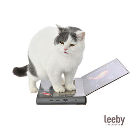 Leeby Lily rascador de cartón en forma de ordenador para gatos