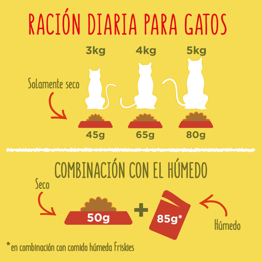 Friskies Adult Buey con Pollo y Verduras pienso para gatos thumbnail