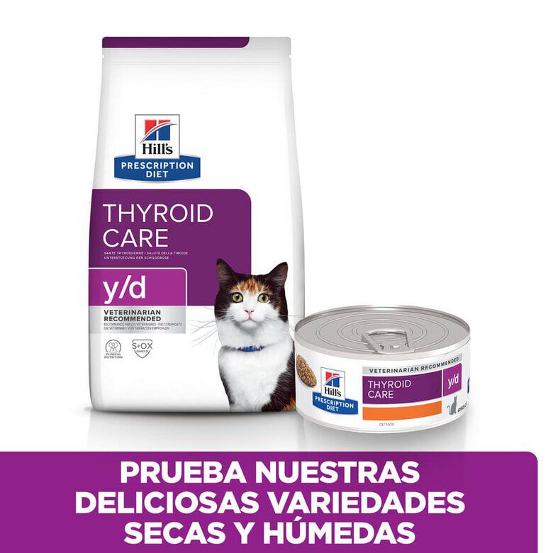 Hill&#039;s Prescription Diet Thyroid Care y/d pienso para gatos thumbnail