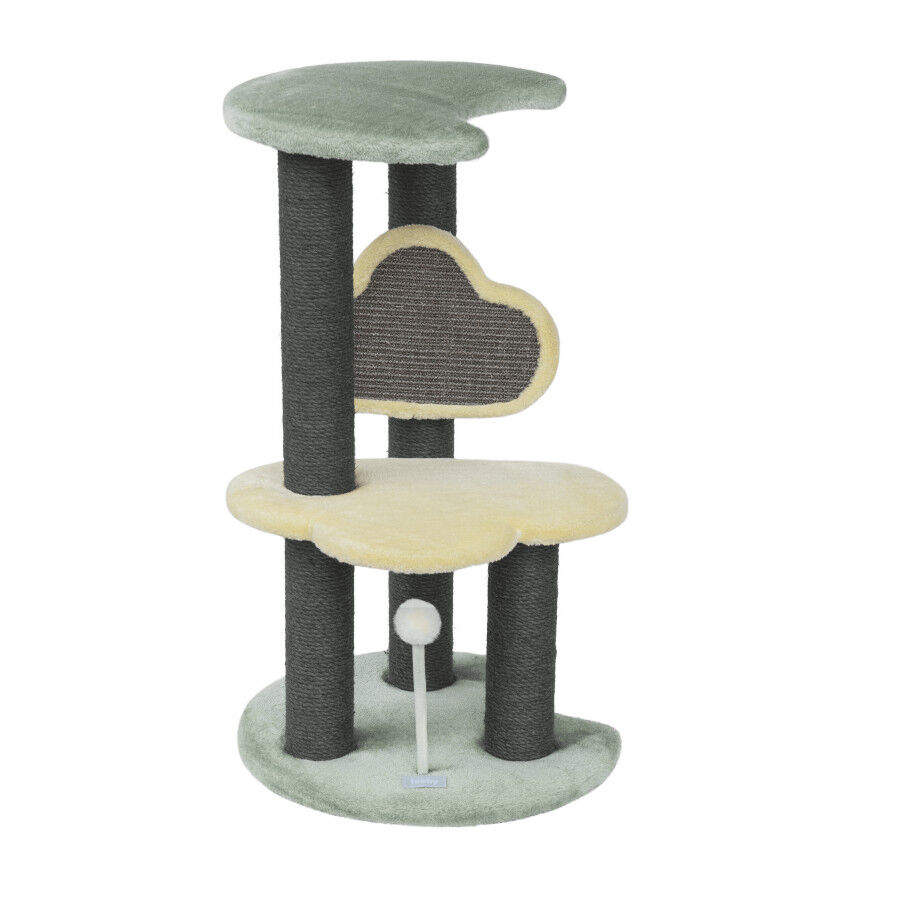 Leeby Karlo torre rascador con juguete para gatitos