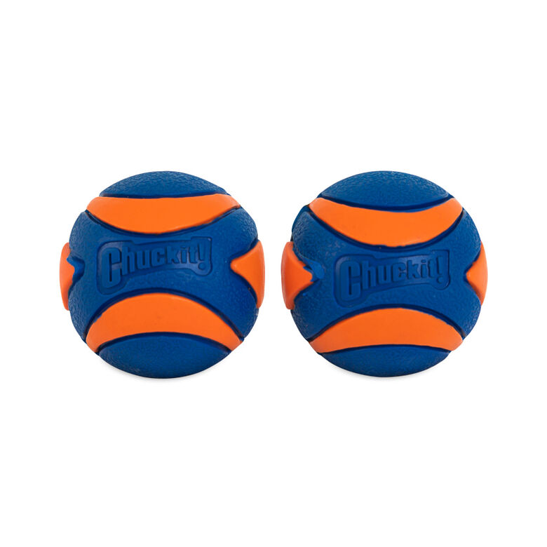 Chuckit! Ultra Squeaker Pelota con Sonido y Rebote para perros – Pack 2 thumbnail