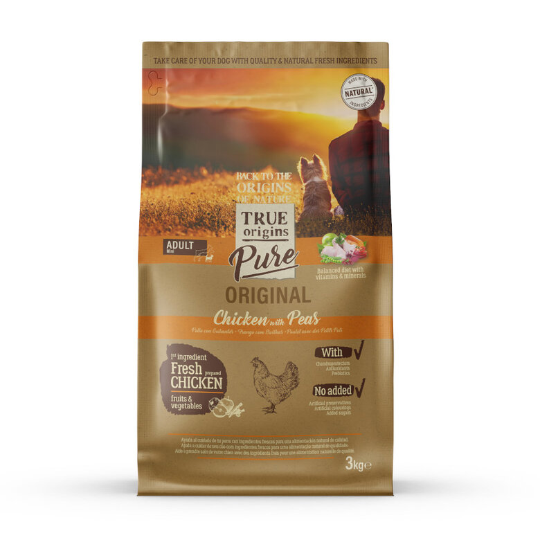 3 kg True Origins Pure Adult Mini Pollo pienso para perros,  Imagen numero 1 3 kg True Origins Pure Adult Mini Pollo pienso para perros, , large Imagen numero 1
