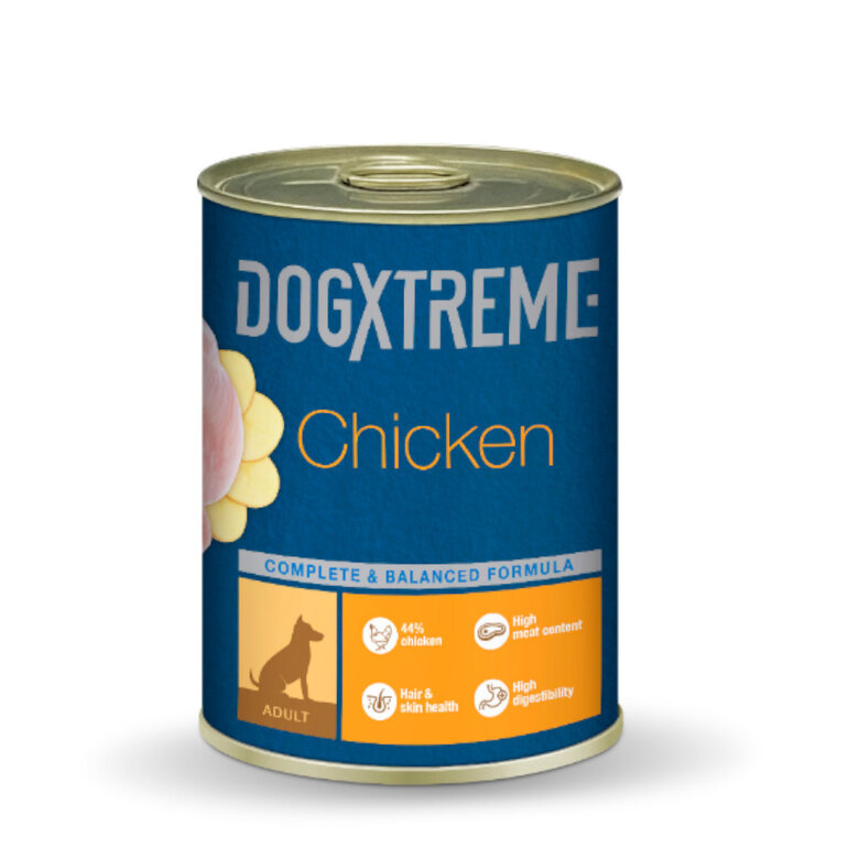 Dogxtreme Adult Pollo lata para perros, , large image number null