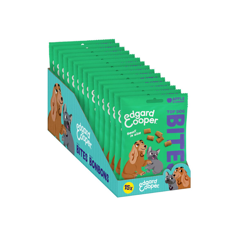 Edgard &amp; Cooper Bocaditos Mini de Manzana snack para perros thumbnail
