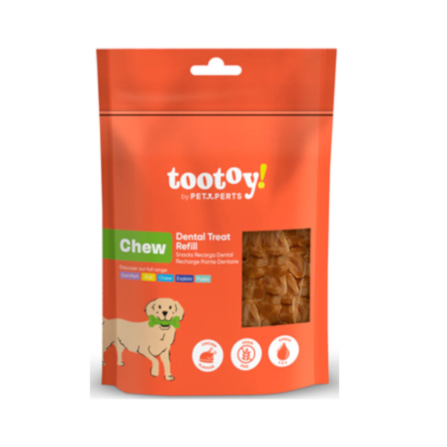 Tootoy! Chew Dental Refill Natural Chuches para mordedores para perros thumbnail