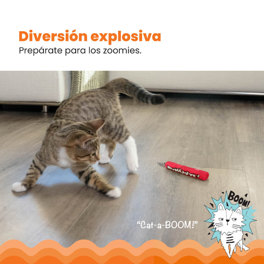 Catstages Green Magic Dynamite Rojo Peluche para gatos thumbnail