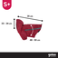 Gotoo Abrigo Impermeable Reflectante Rojo para perros, , large indicador imagen numero 4