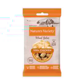 Nature's Variety Bocaditos Meat Bites Pollo Liofilizado para perros
