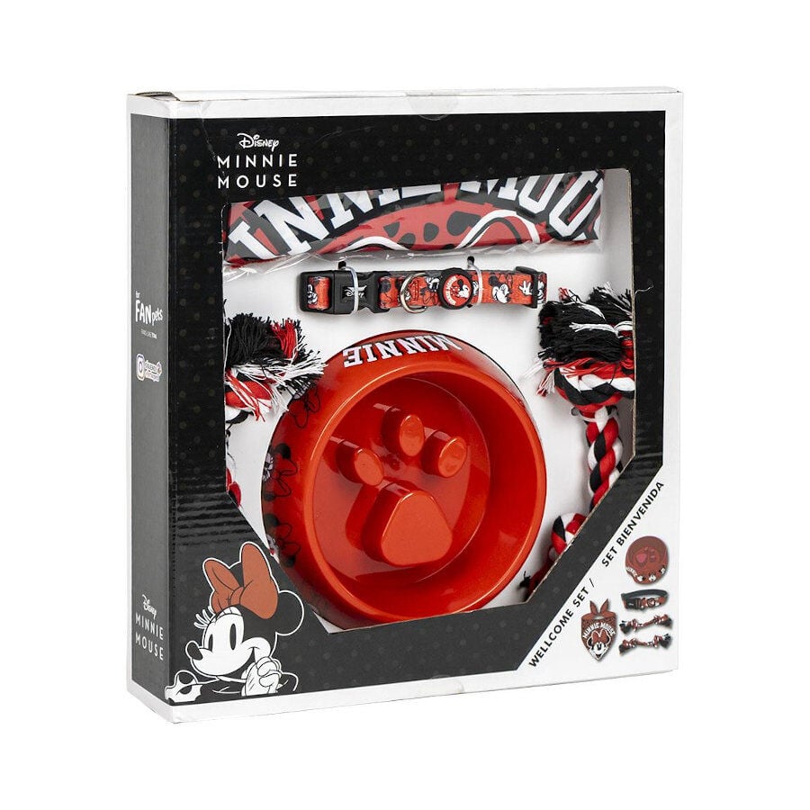 Disney Minnie Mouse Set Regalo de Bienvenida para perros, , large Imagen numero 1