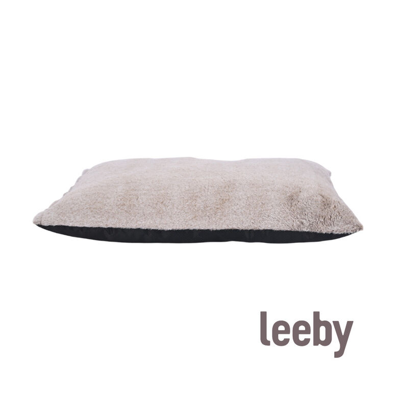 Leeby colchón suave beige para perros thumbnail