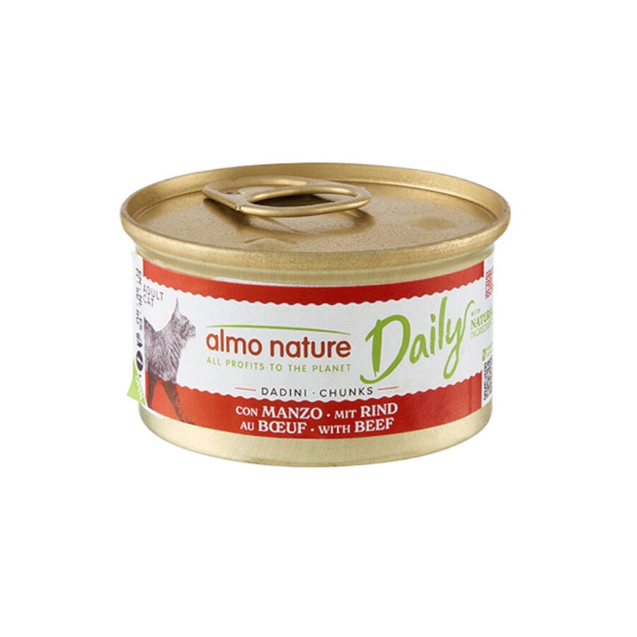 85 g Almo Nature Daily Menu Mousse de Ternera lata para gatos, , large Imagen numero 1