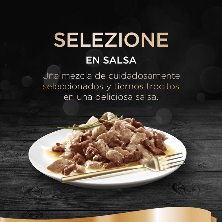 Sheba Selezione Carnes Salsa en Bolsita para Gatos - Multipack thumbnail
