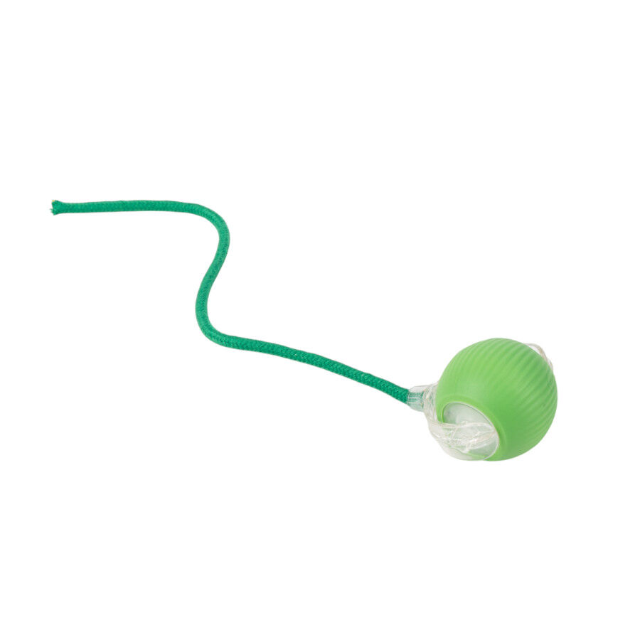 Tootoy! Pelota Interactiva con Luces y Cuerda Verde para gatos, , large Imagen numero 2