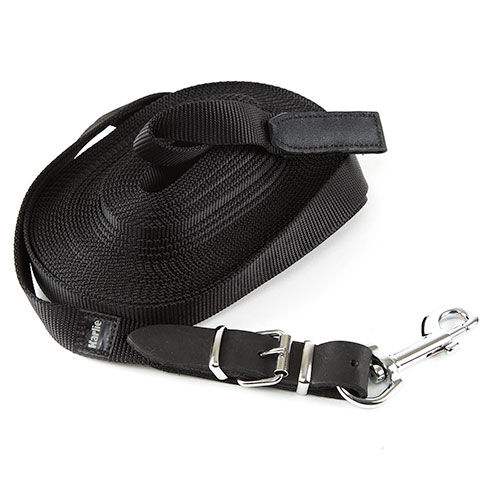 Flamingo Correa de Adiestramiento Negra para perros, , large Imagen numero 1