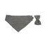 Gotoo Set Bandana y Pajarita espiga gris para perros, , large indicador imagen numero 1