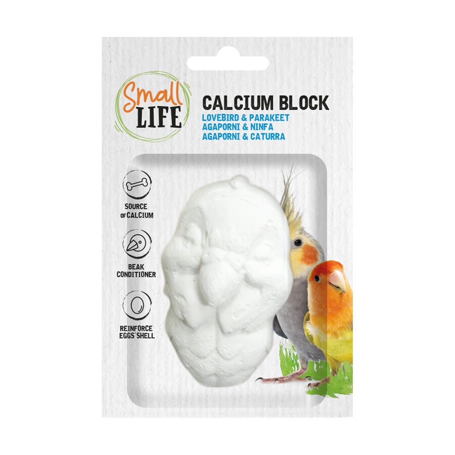 Small Life Bloque de Calcio para agapornis y ninfas