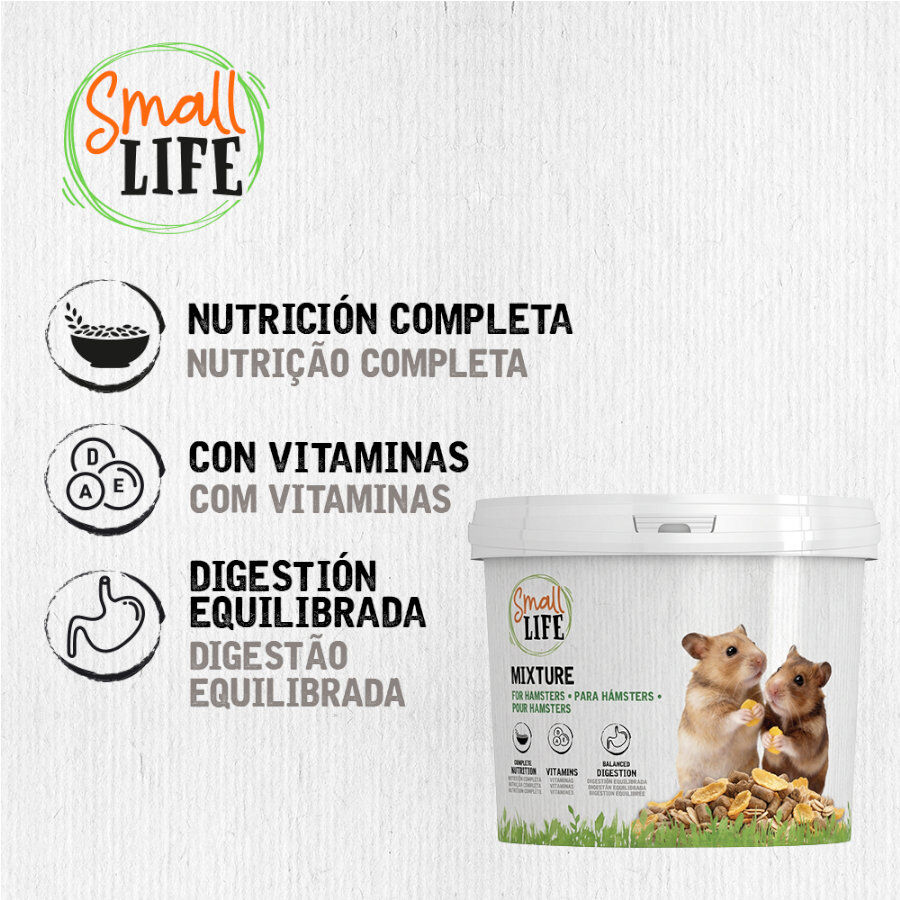 3.3 kg Small Life Mixtura Cubos para h&aacute;msters, , large Imagen numero 4
