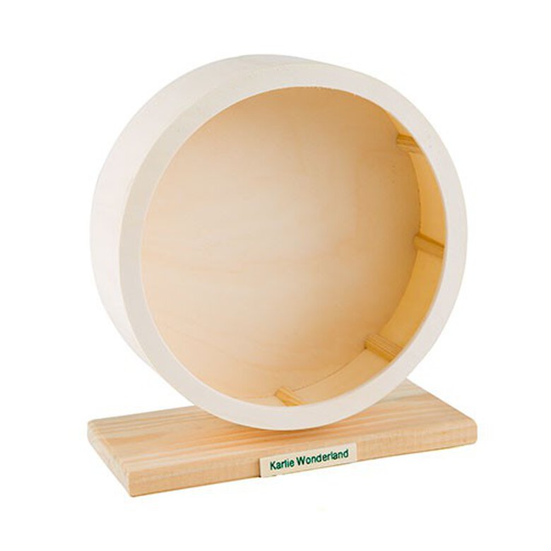 Karlie Rueda de Ejercicio de Madera para roedores,  Imagen numero 1 Karlie rueda de ejercicio de madera para roedores. Imagen numero 1