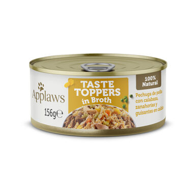 Applaws Taste Toppers Pollo con Vegetales en Caldo lata para perros