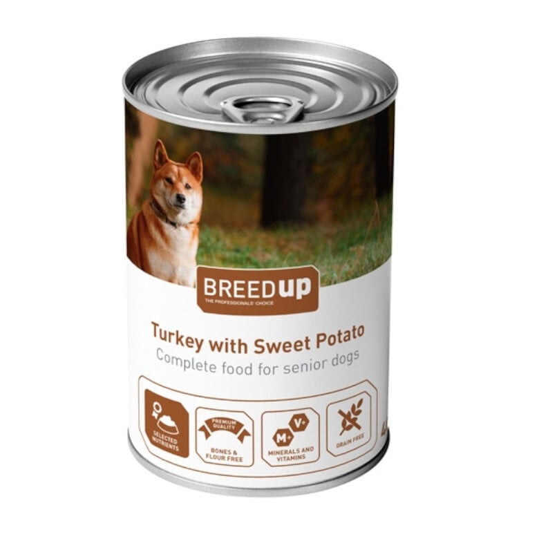 400 g Breed Up Sénior Pavo con Batata para perros,  Imagen numero 1 400 g Breed Up Sénior Pavo con Batata para perros, , large Imagen numero 1