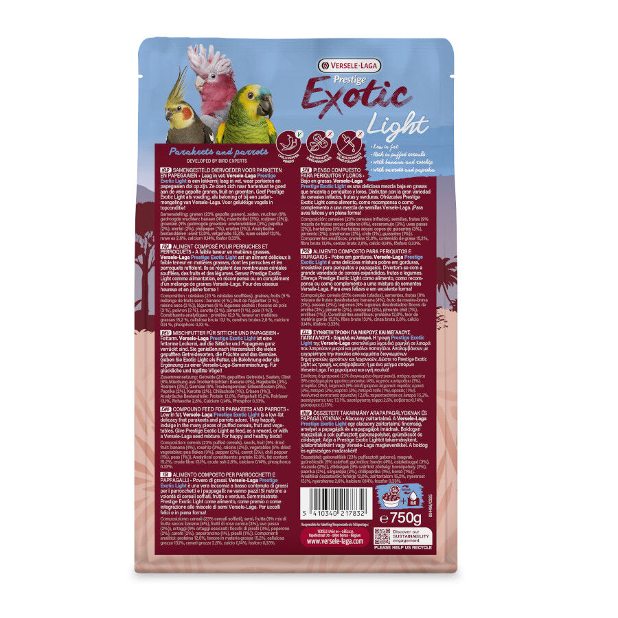 Versele-Laga Exotic Light Snacks para loros, , large Imagen numero 2