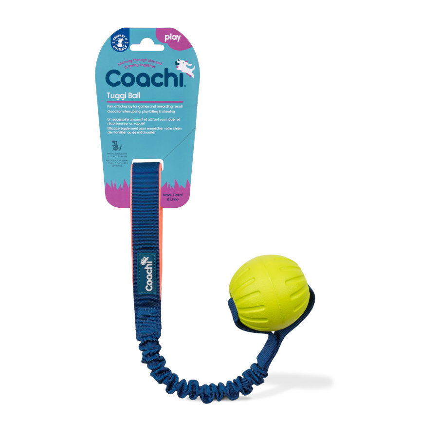 Coachi Tuggi Ball pelota mordedor con cuerda para perros, , large Imagen numero 2