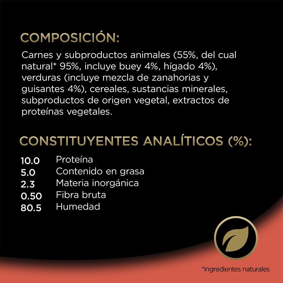 300 g Cesar Buey y Verduras Tarrina en Gelatina para Perros, , large Imagen numero 2