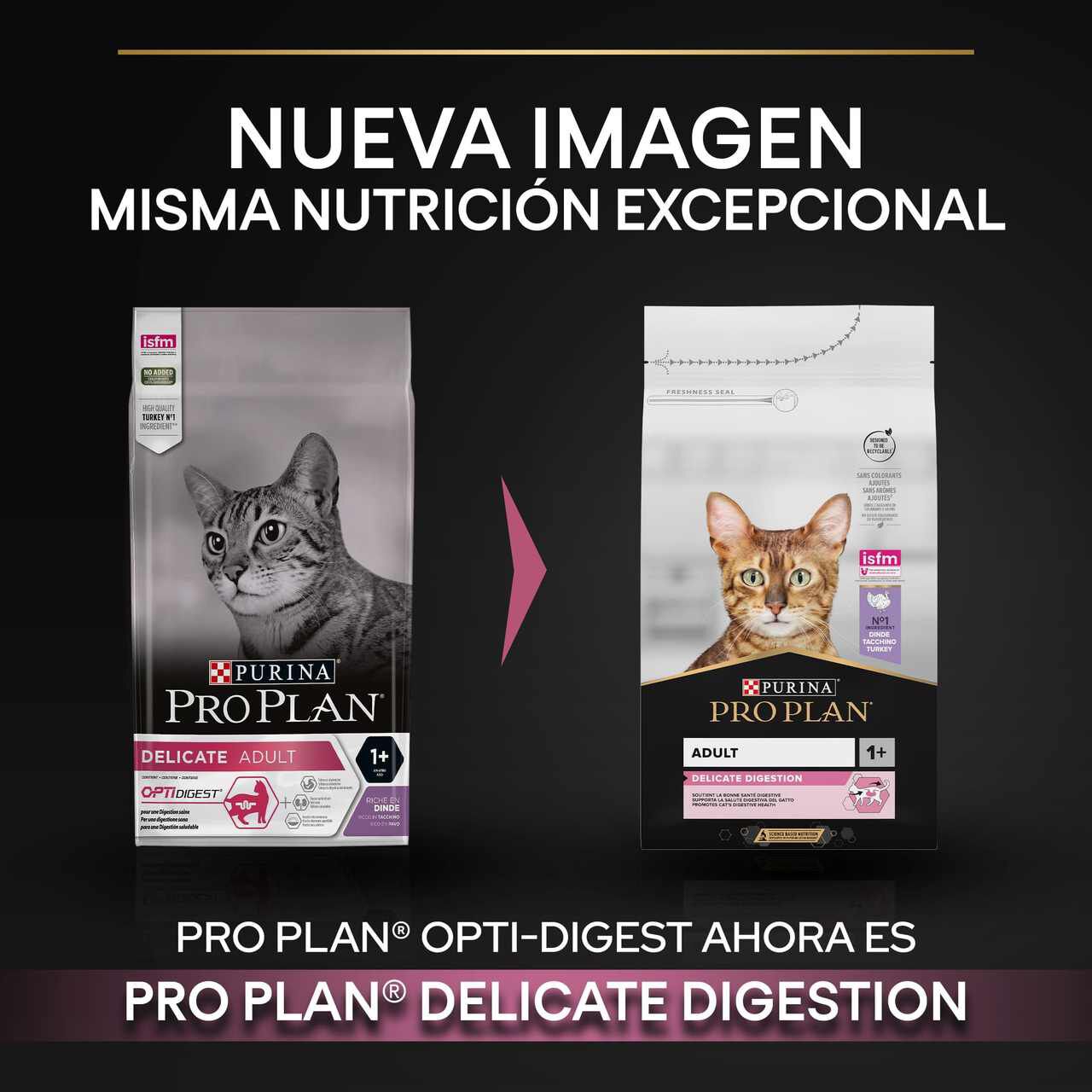 Pro Plan Adult Delicate Digestion pavo pienso para gatos thumbnail
