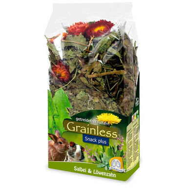 JR Farm Snack Grainless Plus Salvia y Diente de León para roedores