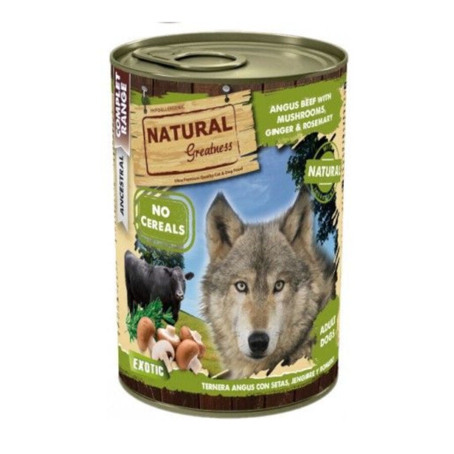 400 g Natural Greatness Ternera Angus Lata para perros, , large Imagen numero 1
